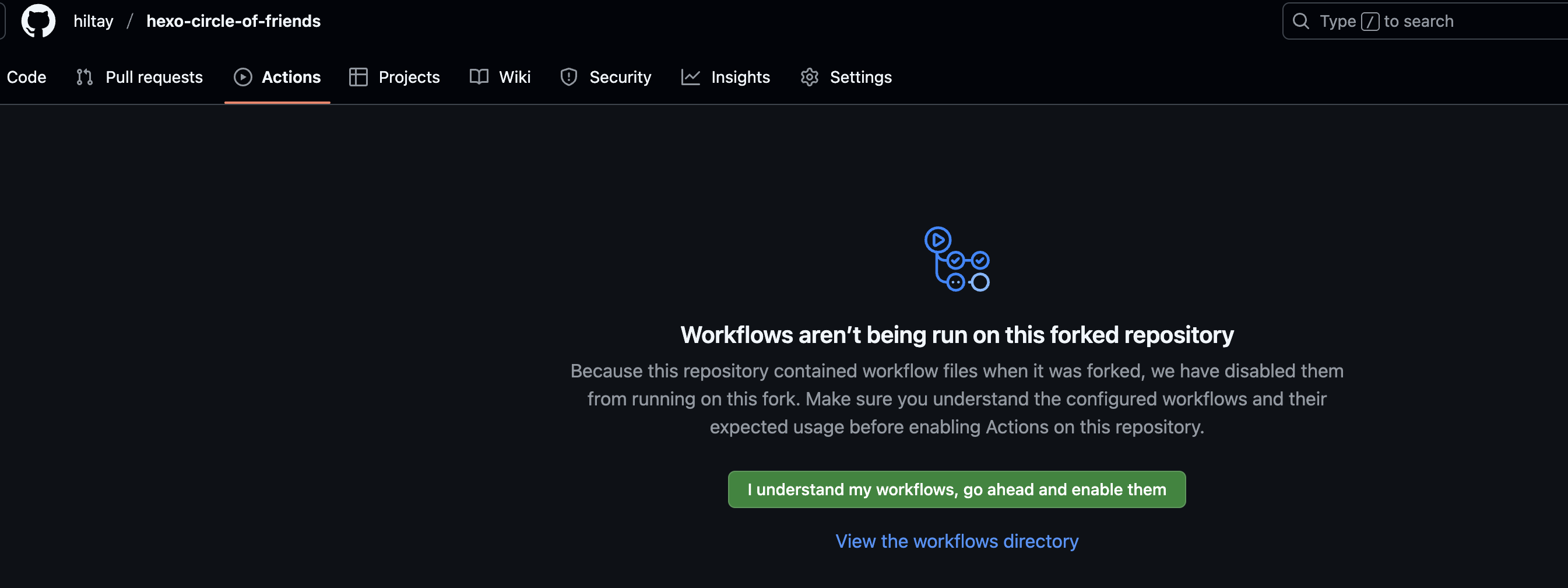 GitHub Actions Run