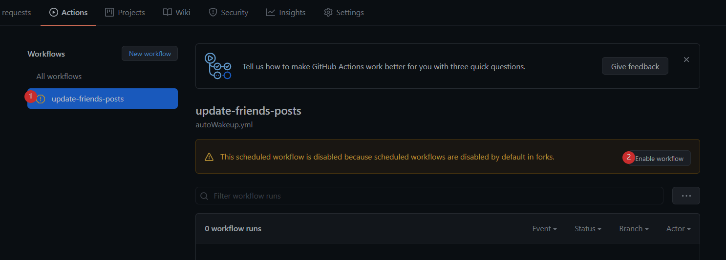 GitHub Actions Run